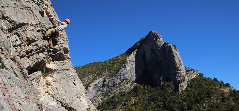 Encadrement escalade à Orpierre